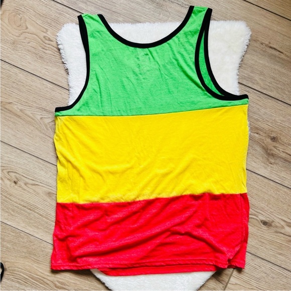 BOB MARLEY Rasta Jamaican Tank Top Size 2X - Picture 2 of 4